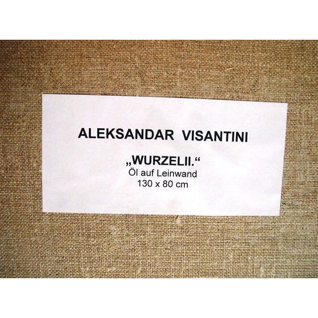 Aleksandar Visantini, Root II, 2004, Oil on Canvas For Sale - Image 12 of 13