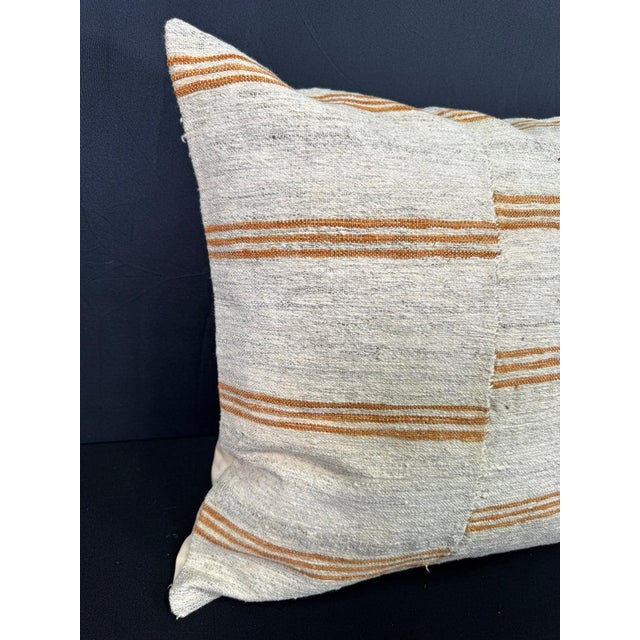 Turkish Hemp Pillow Cushion Natural Beige Yellow Pillow Cushion Cover 20"x20" #30572 Enhance your home decor with our...