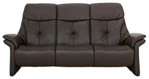 Musterring Three-Seater Sofa in Leather