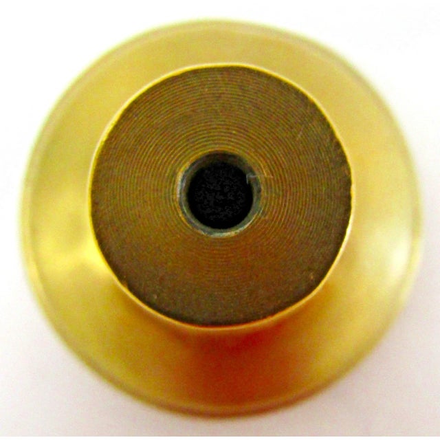 1990s Pair Pe Guerin or Sherle Wagner Louis Gold Brass Door Cabinet Pulls For Sale In Miami - Image 6 of 7