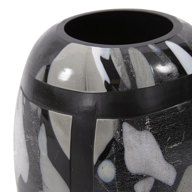 2020s Marden Black Glass Vase For Sale - Image 5 of 5