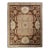 18th Century Aubusson Style Kilim Beige Brown Medallion Style Rug For Sale