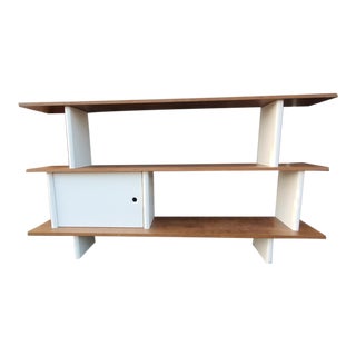 1980s Vintage Modular Bookshelf Unit Manner of Charlotte Perriand and Pierre Jeanneret For Sale