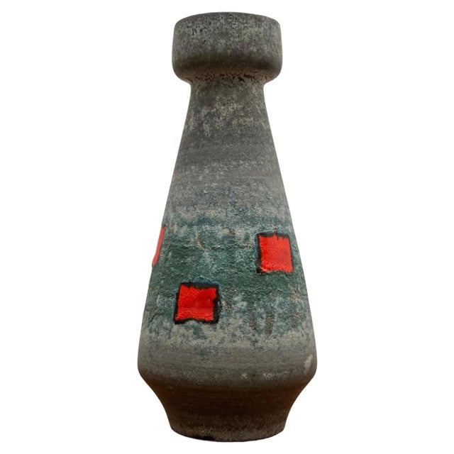 German Op Art Vase from Bay Ceramics, 1960s For Sale