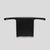 Demi Lune Consoles Tables in Black Lacquer, 1980s, Set of 2 For Sale - Image 9 of 13