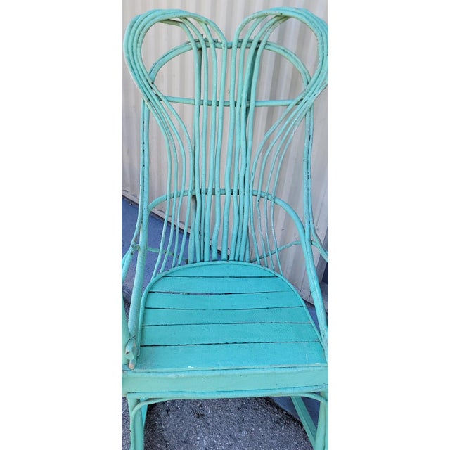 This amazing bentwood / twig hand crafted rocking chair was found in Pennsylvania.It was found and purchased at a farm...