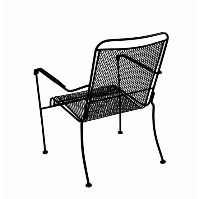 Chairs Stackable Iron Set of Six For Sale - Image 4 of 7