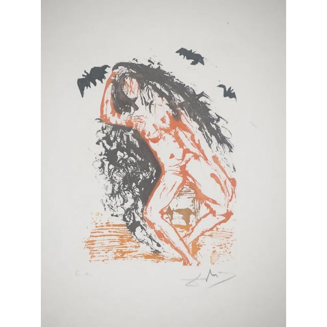 Salvador Dali, Laziness, Original Engraving For Sale