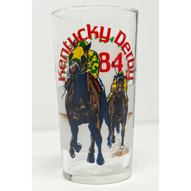 A set of 6 official 110th Kentucky Derby commemorative julep glass from 1984. The first Saturday of May, at Churchill...
