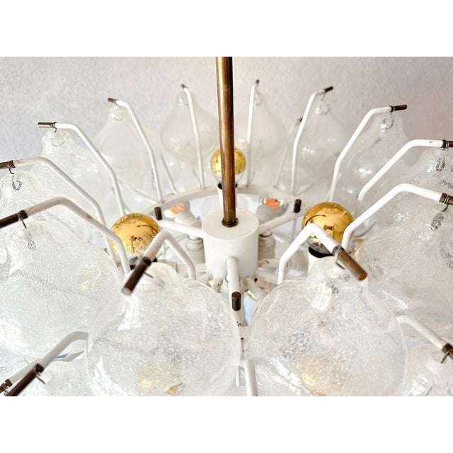 Glass Vintage Chandelier from J.T. Kalmar, 1970s For Sale - Image 7 of 18