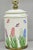 French Country Late 20th Century Paul Hanson French Country Porcelain Jardiniere Butterfly & Flower Table Lamp For Sale - Image 3 of 12