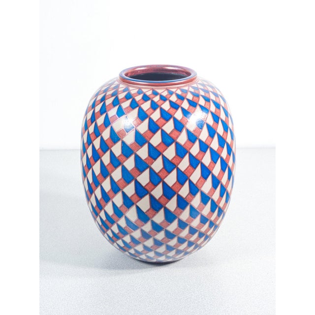 Majolica Vase by Bottega Vignoli, 1970s For Sale - Image 12 of 16
