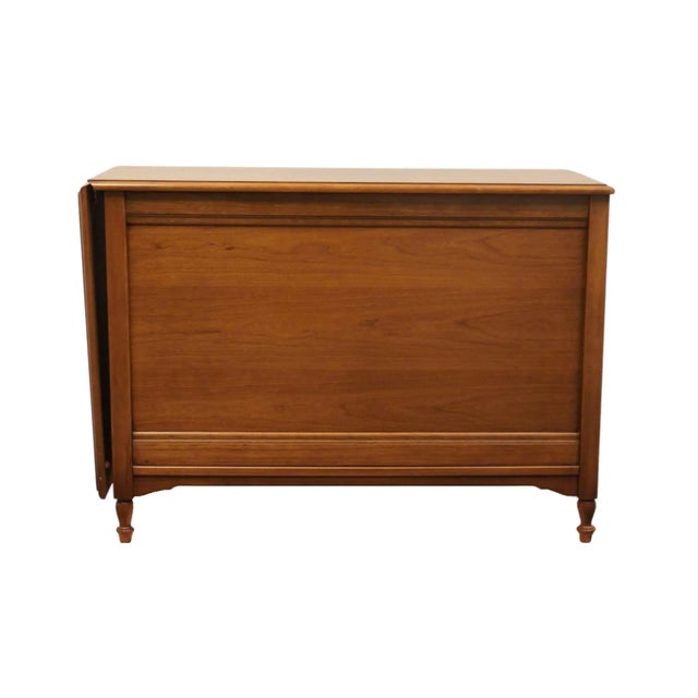 Thomasville Thomasville Furniture Collector's Cherry Traditional Style 66" Server Buffet W. Slide-And-Drop-Top 720-26 For Sale - Image 4 of 12