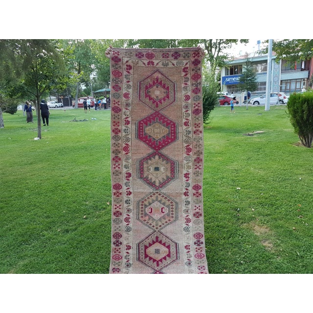 3 X 13.3 Ft, Anatolian Kurdish Runner With Multi Medallion Design For Sale In Philadelphia - Image 6 of 13