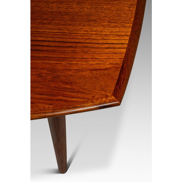 Danish Mid-Century Modern Extension Dining Table in Teak Attributed to Harry Østergaard for Randers Møbelfabrik, Denmark, C. 1960s For Sale - Image 16 of 17