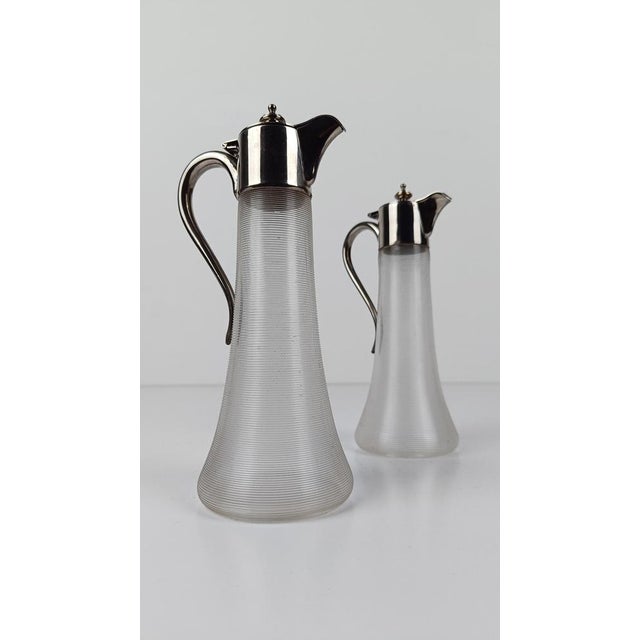 Antique Arts and Crafts Cruet Set with Tray by Max Dannhorn, 1920s, Set of 3 For Sale - Image 15 of 18