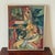 Early 20th Century Art Deco Cubist Still Life in Oil on Canvas, Framed Measures approx: 22H x 17.5W x 1D Please visit my...