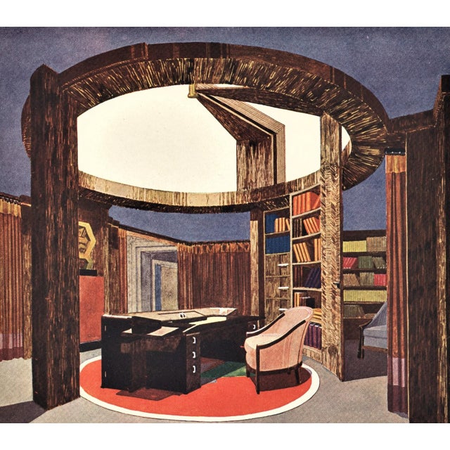 Art Deco Interior Design For Library Chairish