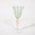 Chartreuse Set of 8 Hand-Blown Murano Latticino Blue & Chartreuse Wine Glasses W/ 24k Gold For Sale - Image 8 of 18