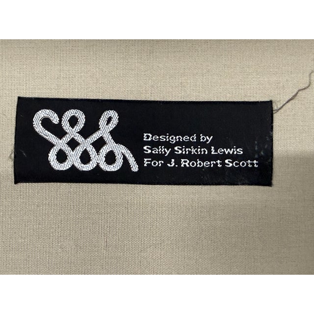 Sally Sirkin Lewis J Robert Scott Sofa in Beautiful Nubuck Leather Suede For Sale - Image 12 of 16