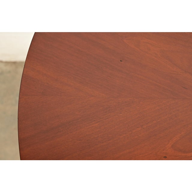 Kindel Furniture Modern Regency Mahogany Two-Tier Center Table or Tea Table For Sale In South Bend - Image 6 of 13
