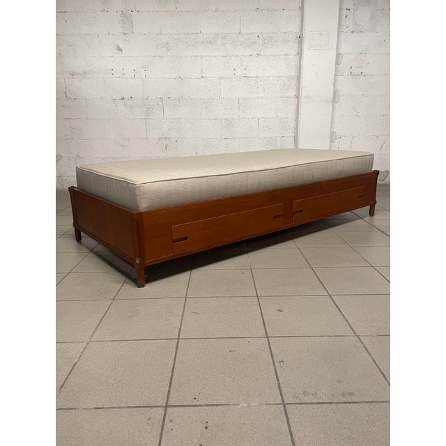 Wood Daybed in Teak and Container Drawers, 1960s For Sale - Image 7 of 18
