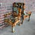 Set of 6 Upholstered Boho Chic Dining Chairs in Jack Lenor Larsen Fabric For Sale In Cleveland - Image 6 of 12
