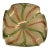 1960s Vintage Avem Italian Murano Art Glass Gold Flecks Bowl W/ White Latticino, Pink/Green Ribbons For Sale