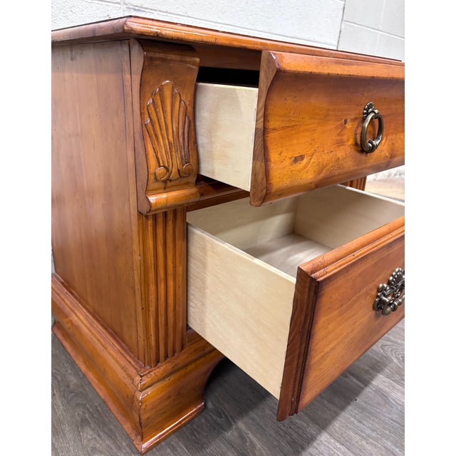 Towood Lifee French Provincial Inspired Two Drawer Nightstand For Sale - Image 4 of 10