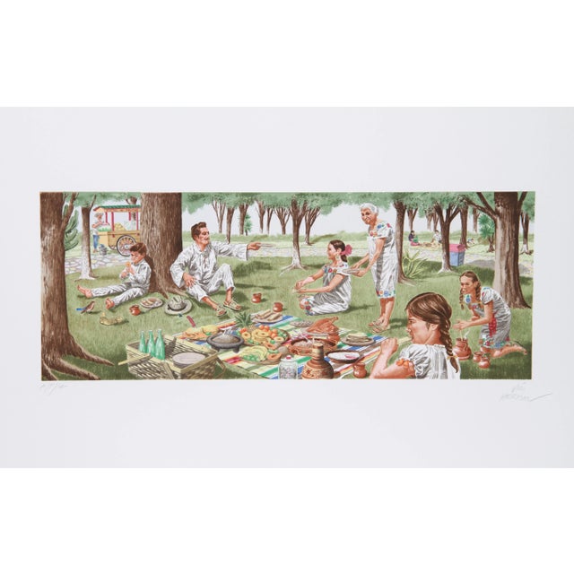 Modern Vic Herman, Tortillas Are the Staff of Life, Lithograph For Sale - Image 3 of 3