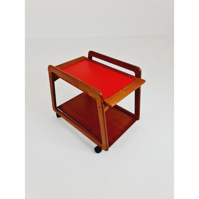 Vintage Danish Trolley in Teak from Sika Mobler, 1960s For Sale - Image 12 of 18