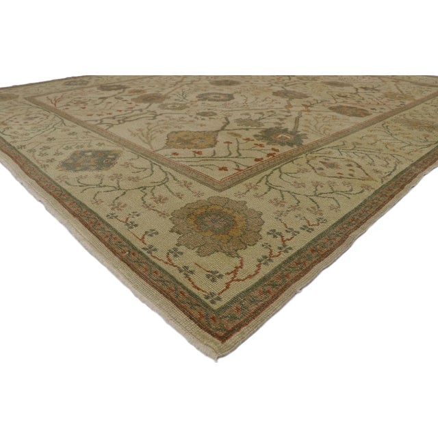 Turkish Oushak Rug - 09'05 X 12'01 For Sale - Image 4 of 9
