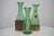 Brown Green Green Glass Wine Decanter, 1950s, Set of 4 For Sale - Image 8 of 16
