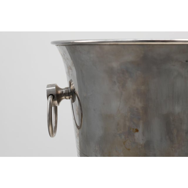 Art Deco Silver Plated Wine Cooler, France, 1930s For Sale - Image 3 of 9