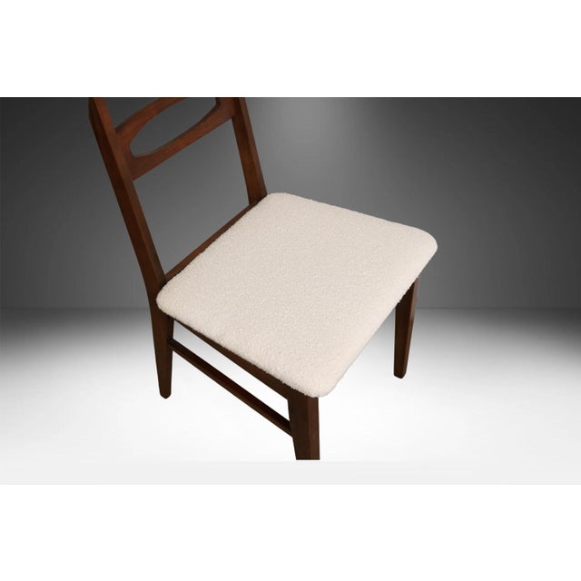 Midcentury Dining Chairs in Style of Kent Coffey Perspecta Cats Eye For Sale - Image 11 of 12