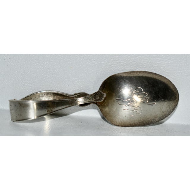 Early 20th Century Antique Sterling Decorative Nursery Rhyme Collectors Baby Spoon For Sale - Image 5 of 13