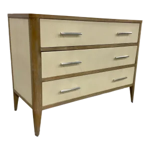Theodore Alexander Modern Faux Shagreen Norwood Chest of Drawers