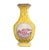 Large Hexagonal Yellow Baluster Vase by United Wilson, 1980s For Sale - Image 13 of 13
