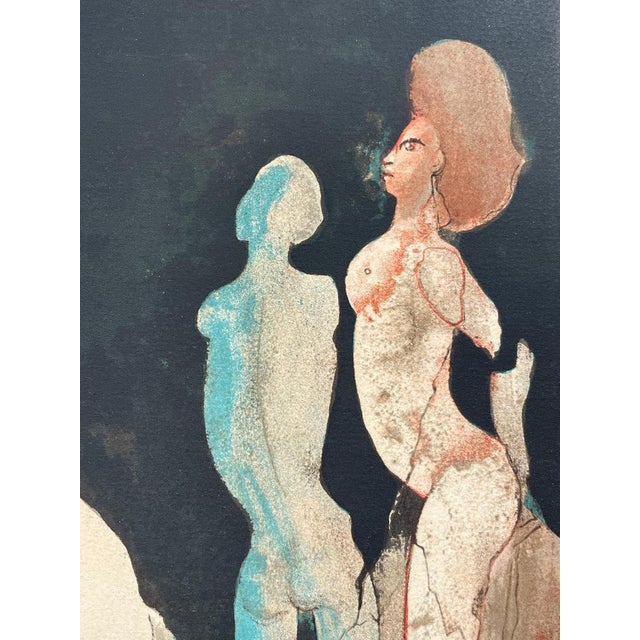 Leonor Fini, Composition from Satiricon, 1970, Lithograph For Sale - Image 4 of 7