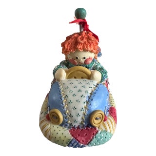 Enesco Button Down Carnival Bumper Car Figurine For Sale