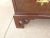 1990s Pierce Carved Mahogany Burl Bachelors Dresser For Sale - Image 5 of 6