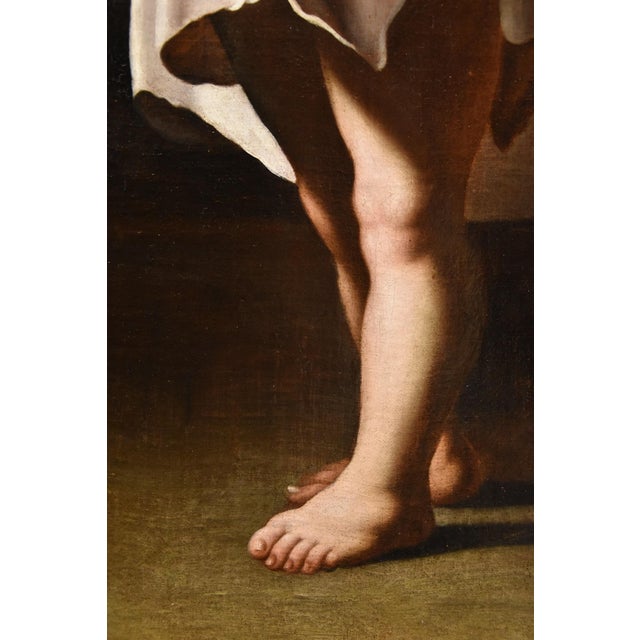 Workshop of Bartolomeo Schedoni, Portrait of a Child Alessandro Farnese Schedoni, 1630, Oil on Canvas For Sale - Image 11 of 16