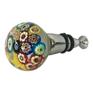 Millefiore Murano Wine Stopper