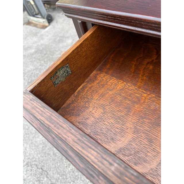 Wood Antique John Widdicomb Chest of Drawers For Sale - Image 7 of 12