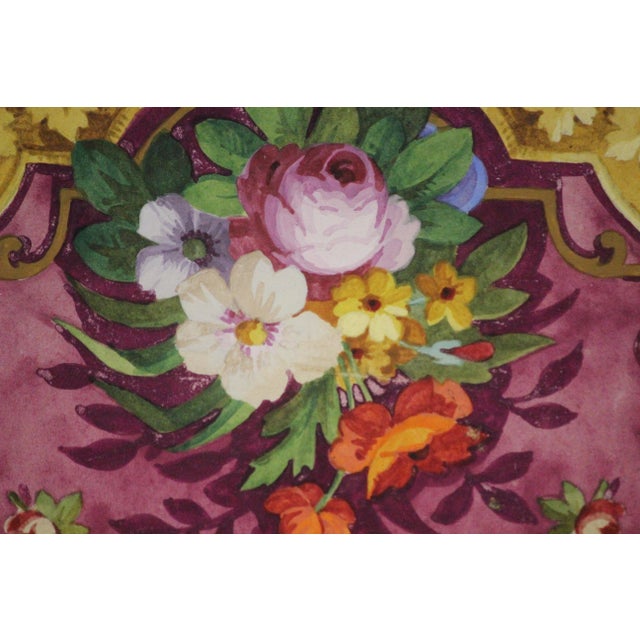 Traditional "Aubusson Floral Rug" For Sale - Image 3 of 6
