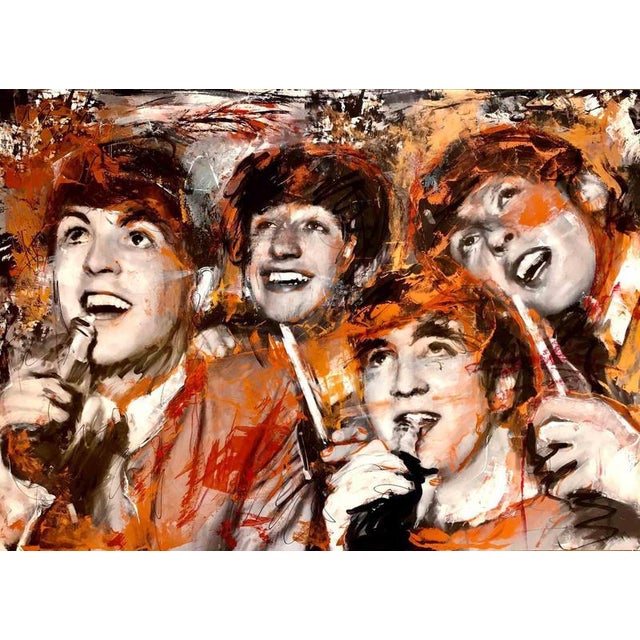 Contemporary Ivana Burello, The Beatles, 2020, Mixed Media Artwork For Sale - Image 3 of 3