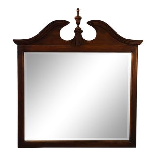 Federal-Style Mahogany Wall Mirror For Sale