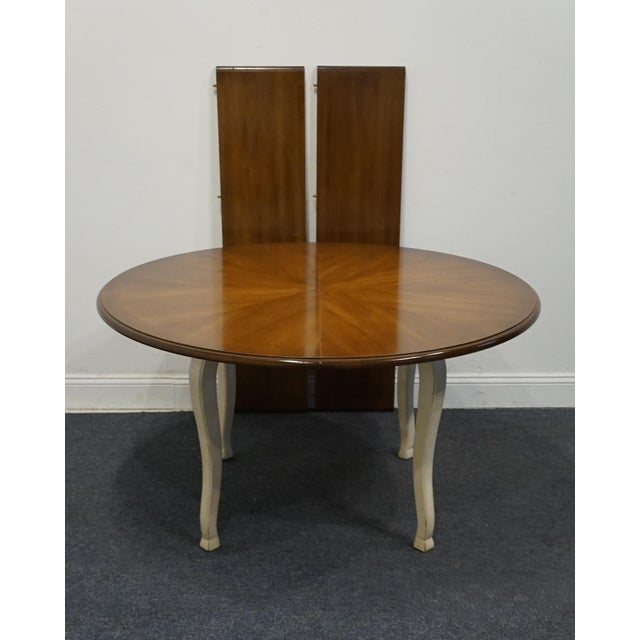 Brown Drexel Furniture French Accent Collection 74" Dining Table 261-341 For Sale - Image 8 of 12