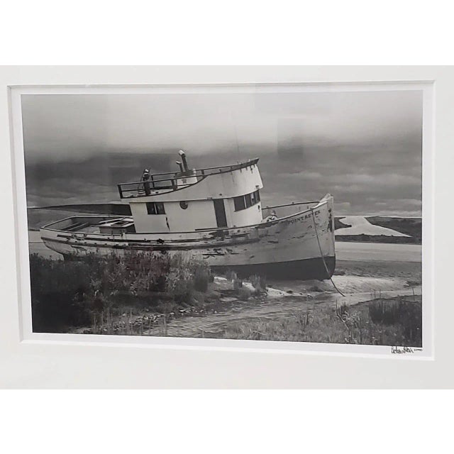 Richard Blair Photograph "Shipwrecked Boat - Tomales Bay" C.2000 For Sale - Image 4 of 8