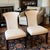 Available is a pair of "Elegance" side chairs from the Barbara Barry collection, realized by Henredon. Each chair features...